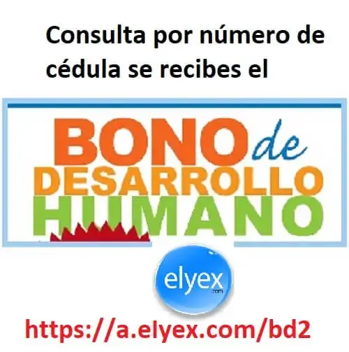 bono desarrollo humano consultar