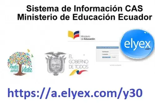 Ingresar al Sistema del Ministerio de Educación - CAS