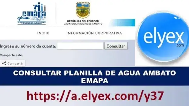 consultar planilla de agua ambato emapa