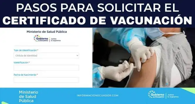pasos solicitar certificado vacunacion