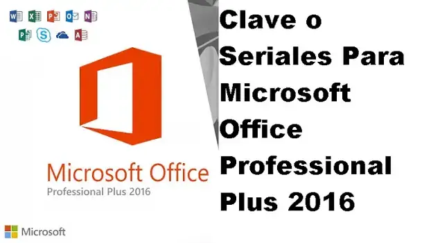 clave seriales microsoft office professional plus