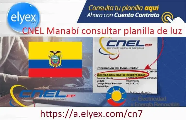 cnel manabí consultar planilla luz