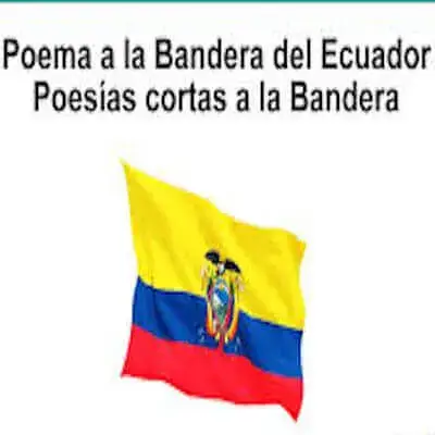 poema corto bandera ecuador