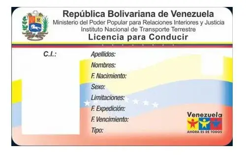 licencia venezolana