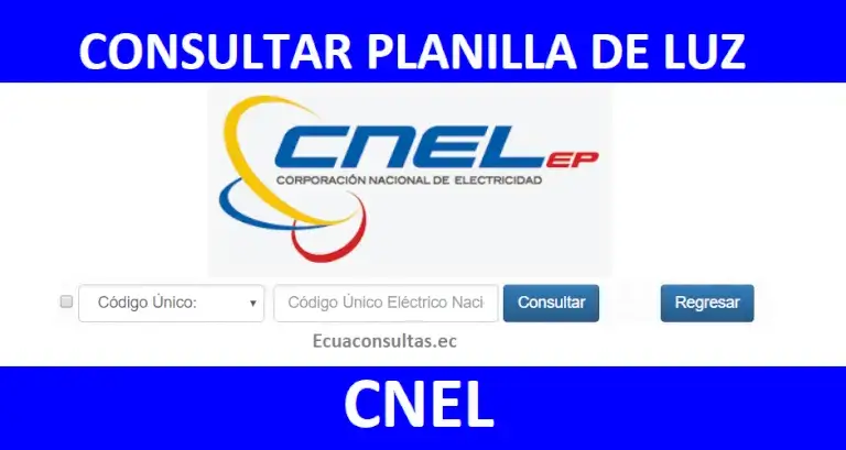 planilla CNEL