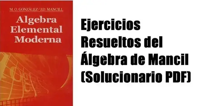 Ejercicios Resueltos Álgebra de Mancil (Solucionario PDF)