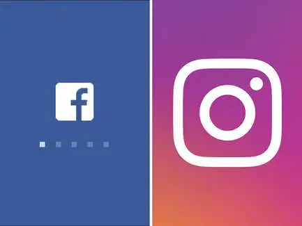 Logo de Facebook e Instagram