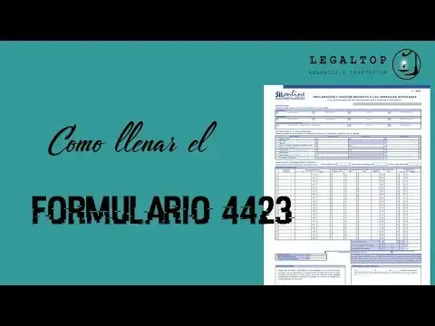 Formulario 4423