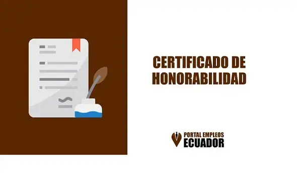 certificado honorabilidad descargar modelo