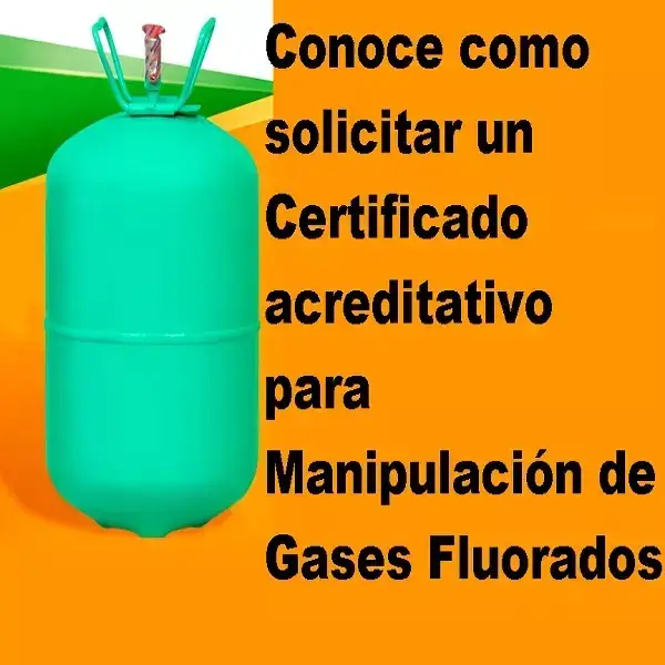 certificado manipulación gases fluorados