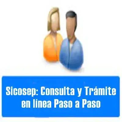 sicosep trámite consulta online