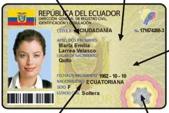 Cédula ecuatoriana