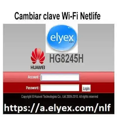 cambio clave wifi netlife