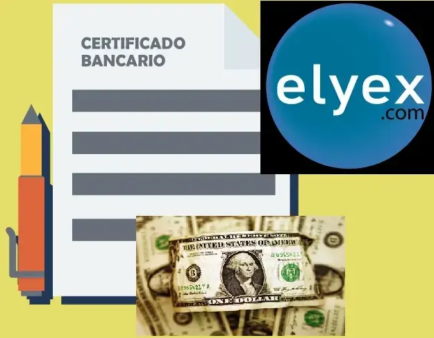 certificado bancario elyex