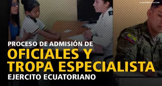 reclutamiento para oficiales y tropa especialista ejercito ecuatoriano esmil esforse