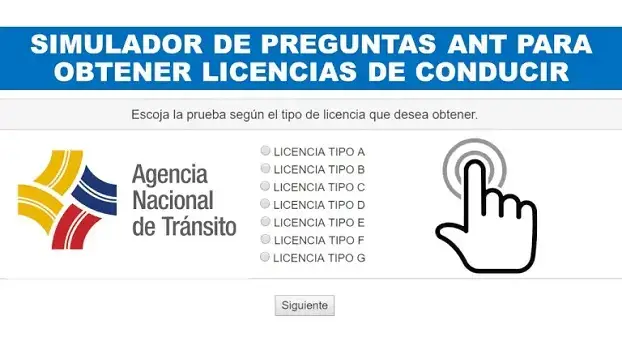 simulador ant preguntas licencia