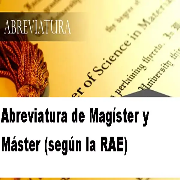 abreviatura magister master