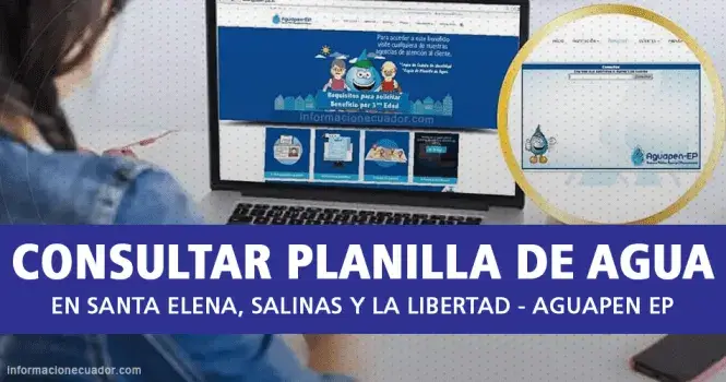Consultar planilla de agua – AGUAPEN-EP (Santa Elena)