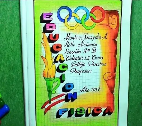 caratulas educación fisica cuadernos