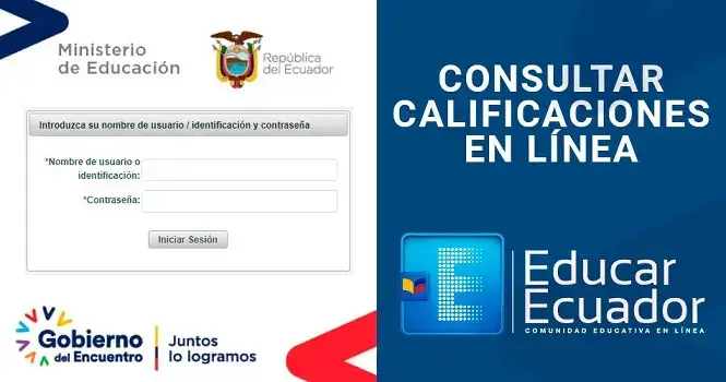 consulta calificaciones educar ecuador