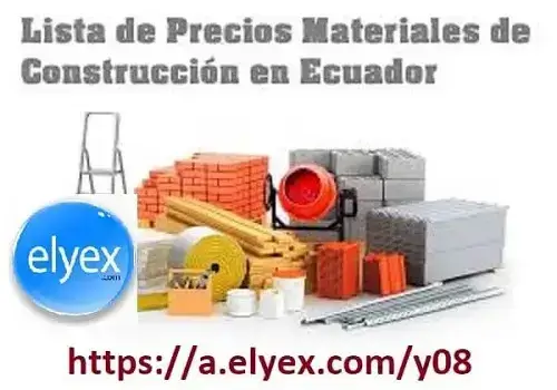 Lista de Precios Materiales de Construcción en EcuadorAC