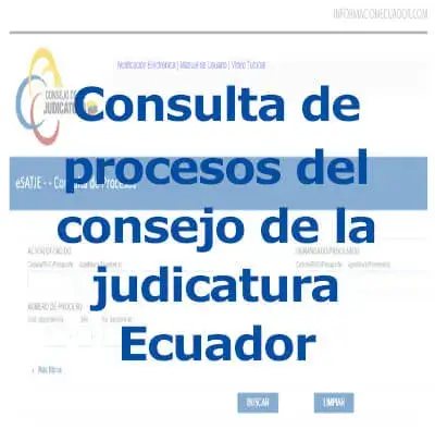 consulta consejo judicatura ecuador