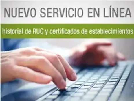 Guía Servicios en Línea Obtención de Historial de Ruc y Certificado de Establecimientos SRI