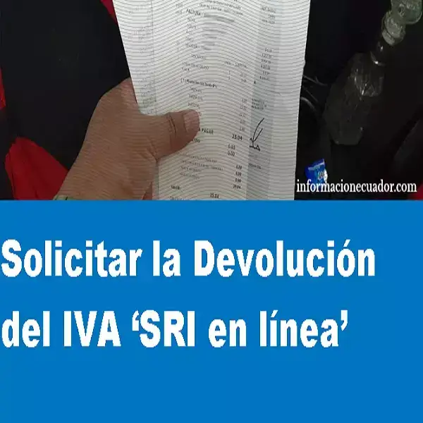 Solicitar la Devolución del IVA SRI en línea