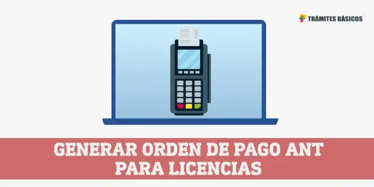 orden pago ANT
