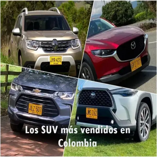 Los SUV más vendidos en Colombia