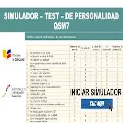 Simulador – Test – de Personalidad QSM 7