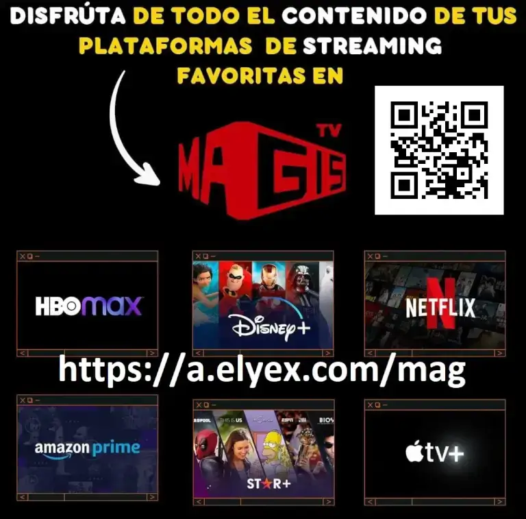 Magis Tv latino Iniciar Sesión soporte peliculas start + netflix amazon