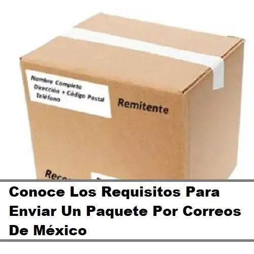 Conoce Los Requisitos Para Enviar Un Paquete Por Correos De México