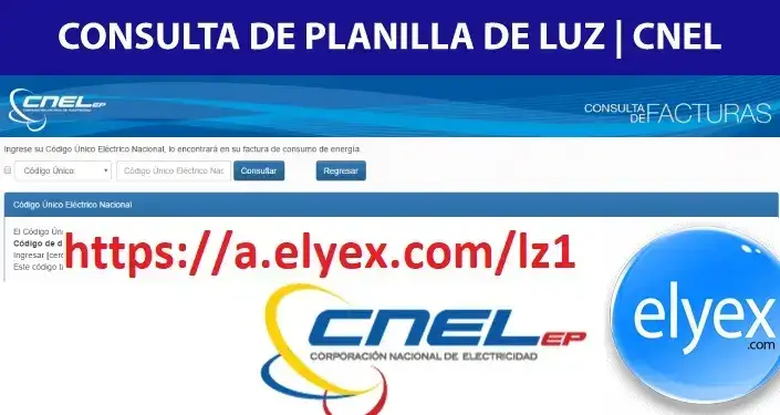 Consultar Planilla de Luz Ecuador CNEL EP