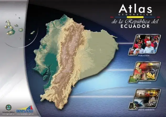 Atlas Geográfico del Ecuador (actualizado y vigente)