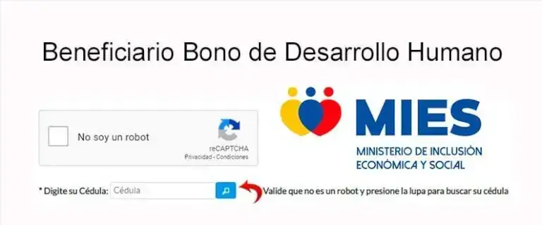 Bono de Desarrollo Humano Ecuador - Consultar por Cédula Ministerio Coordinador de Desarrollo Social