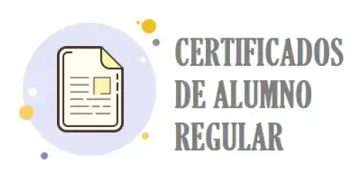 Certificado de alumno regular