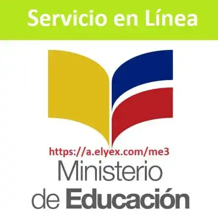 Servicio en Línea Ministerio de Educación