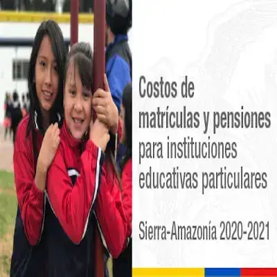 Costo matriculas y pensiones Sierra-Amazonía
