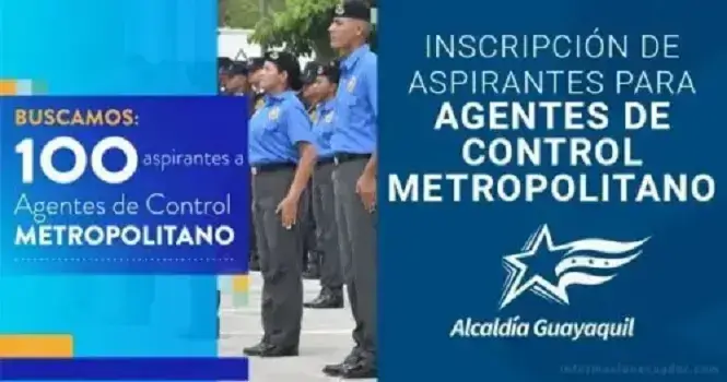 Inscripciones de aspirantes a Agentes de Control Metropolitano de Guayaquil